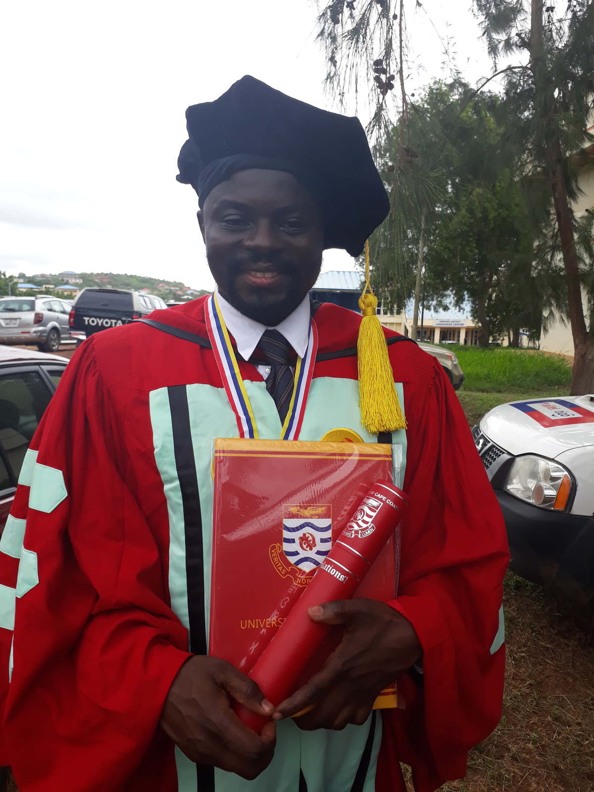 Photo of Prince Kwabena Gyekye graduation
