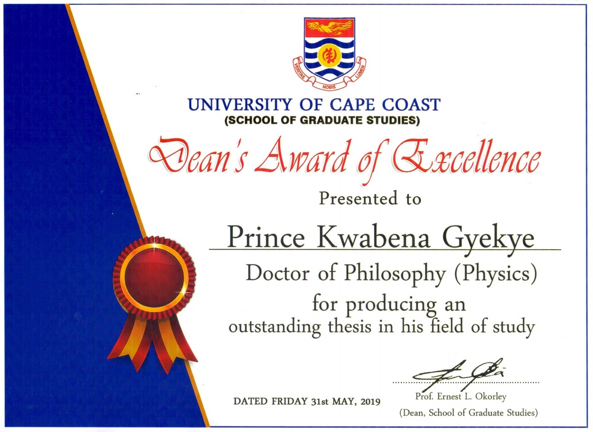 Photo of Prince Kwabena Gyekye award