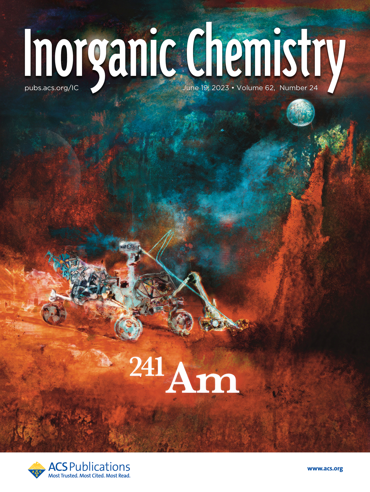Inorganic Chemistry Cover page June 2023 Vol62 (24)